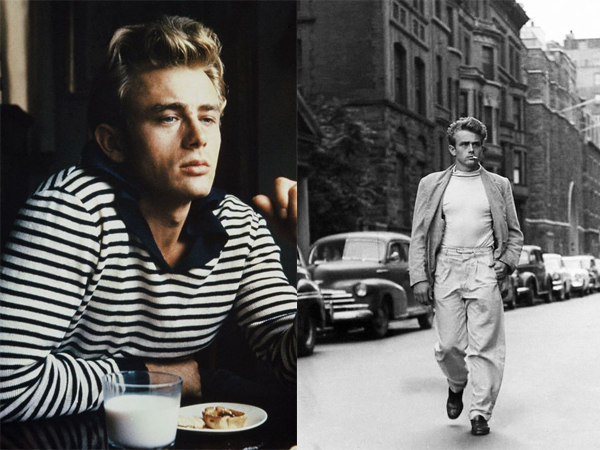 style icon james dean feature on the man has style