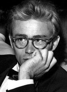 James Dean a Mens style icon in glasses
