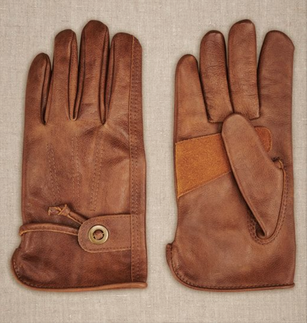 Beckham by Belstaff Gipson Leather Gloves