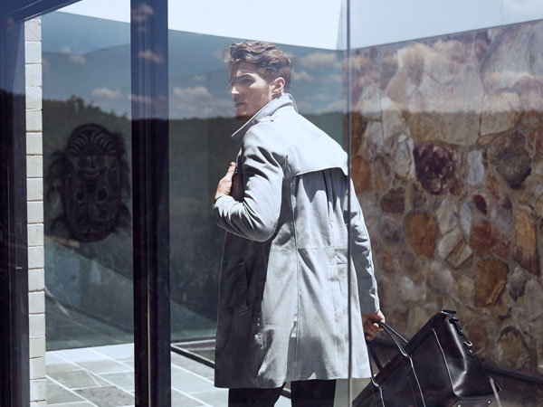 out of office autumn winter campaign from calibre australia featuring model Jon Hosking and photographed by Nick Leary