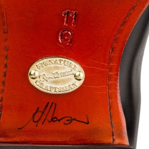 R.M. Williams Signature craftsman is signed by the craftsman that makes it