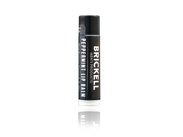 Peppermint Lip Balm from Brickell Men's Products on The Man Has Style