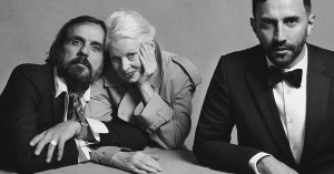 Portrait of Riccardo Tisci, Vivienne Westwood and Andreas Kronthaler © Courtesy of Burberry / Brett Lloyd
